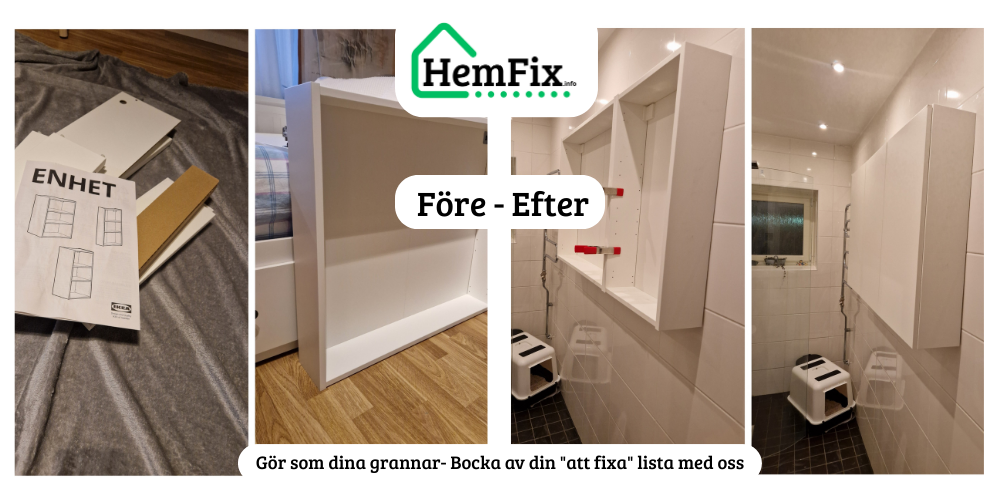 HemFix Linköping - Montering / Handyman Möbelmontering Teknikhjälp småfix