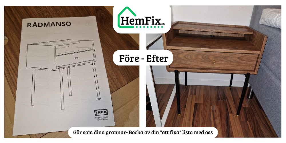 HemFix Linköping - Montering / Handyman Möbelmontering Teknikhjälp småfix