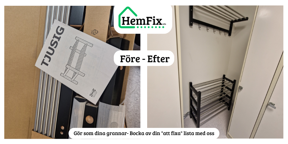 HemFix Linköping - Montering / Handyman Möbelmontering Teknikhjälp småfix