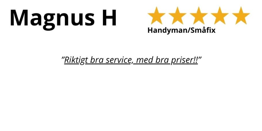 Kundrecension om snabb och professionell service från HemFix SmartTV , Teknikhjälp Tekniksupport Hemmafixare, Linköping TV på vägg