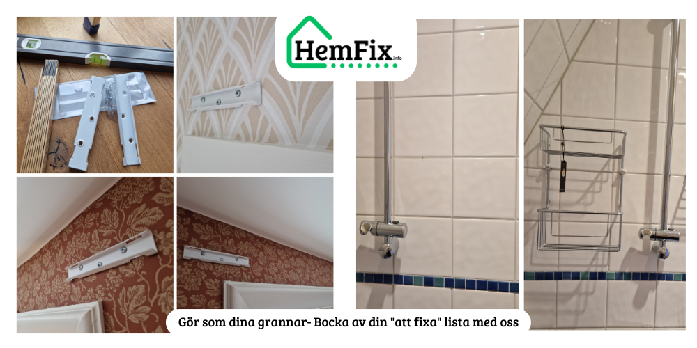 HemFix Linköping - Montering / Handyman Möbelmontering Teknikhjälp småfix Gardiner badrum