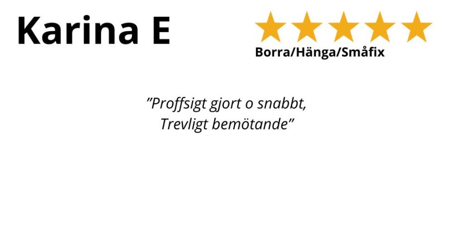 Kundrecension om snabb och professionell service från HemFix SmartTV , Teknikhjälp Tekniksupport Hemmafixare, Linköping TV på vägg