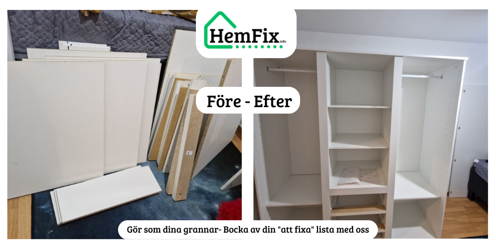 HemFix Linköping - Montering / Handyman Möbelmontering Teknikhjälp småfix